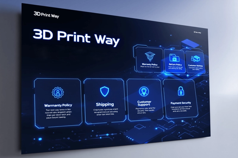 Hướng dẫn mua hàng tại 3D Print Way theo quy trình 6 bước